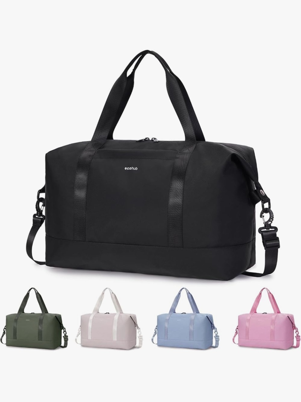 New Ecohub Travel Duffle Bag black